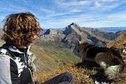 Autunnale in CIMA MENNA (2300 m) da Zorzone ad anello con discesa dal Chignol d’Arale il 25 ott. 2018- FOTOGALLERY